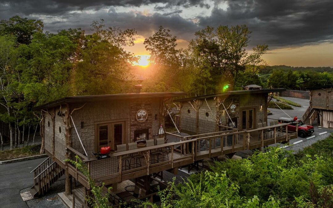 Best Place to Stay Near Dollywood and Soaky Mountain? Skip the Standard Hotel and Stay in a Luxury Treehouse