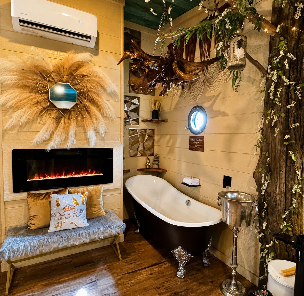 Soaking Tubs at Sanctuary Treehouse Resort