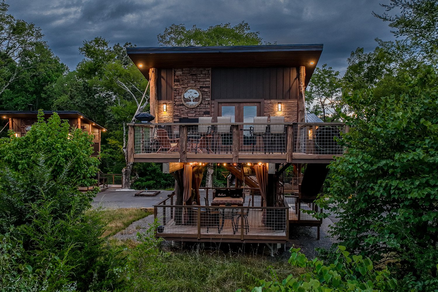 A Luxe treehouse at Sanctuary Treehouse Resort A Luxe treehouse at Sanctuary Treehouse Resort
